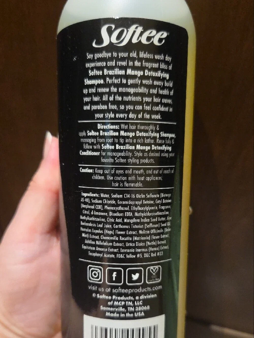 Softee Brazilian Mango Detoxifying Shampoo